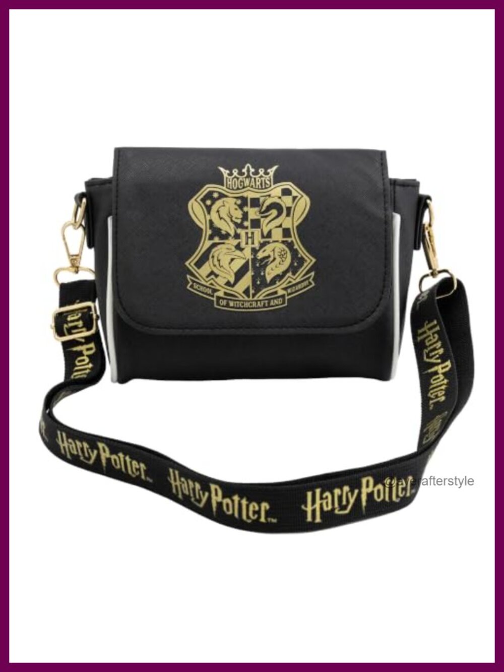 Harry Potter Hogwarts Mini Crossbody Bag Adjustable Strap Small Purse